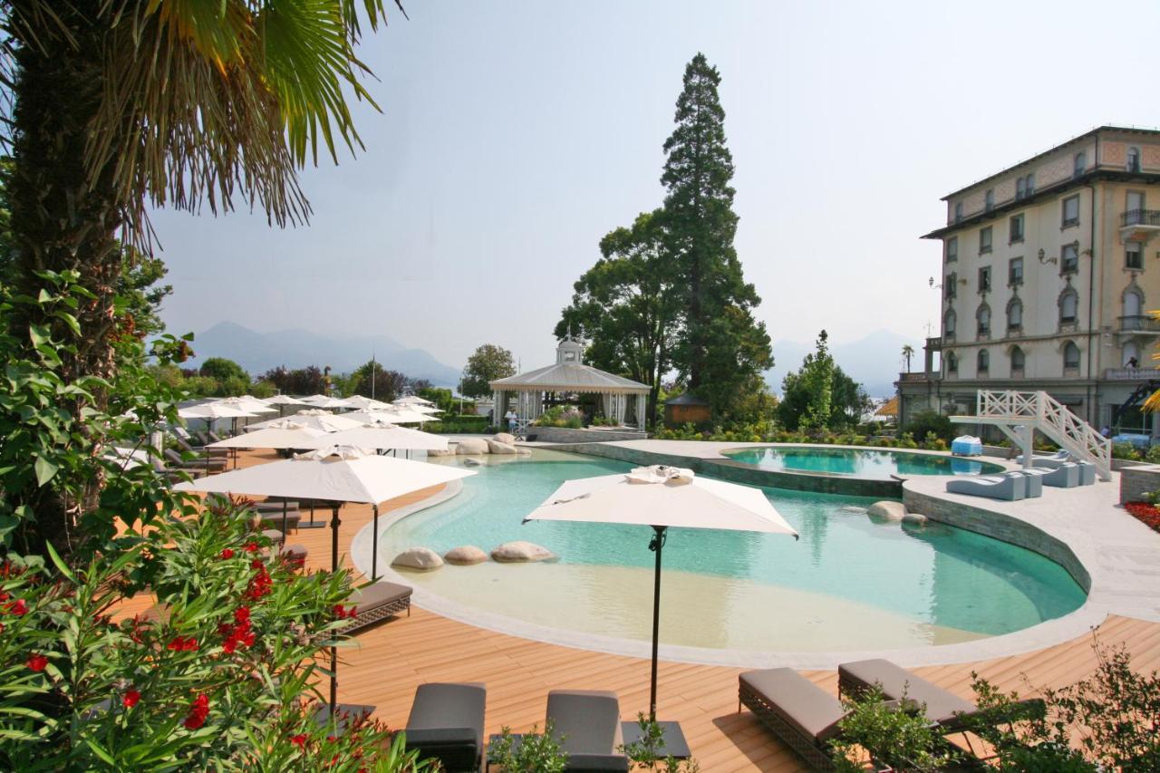 Grand Hotel Des Iles Borromees & Spa Stresa Esterno foto The swimming pool