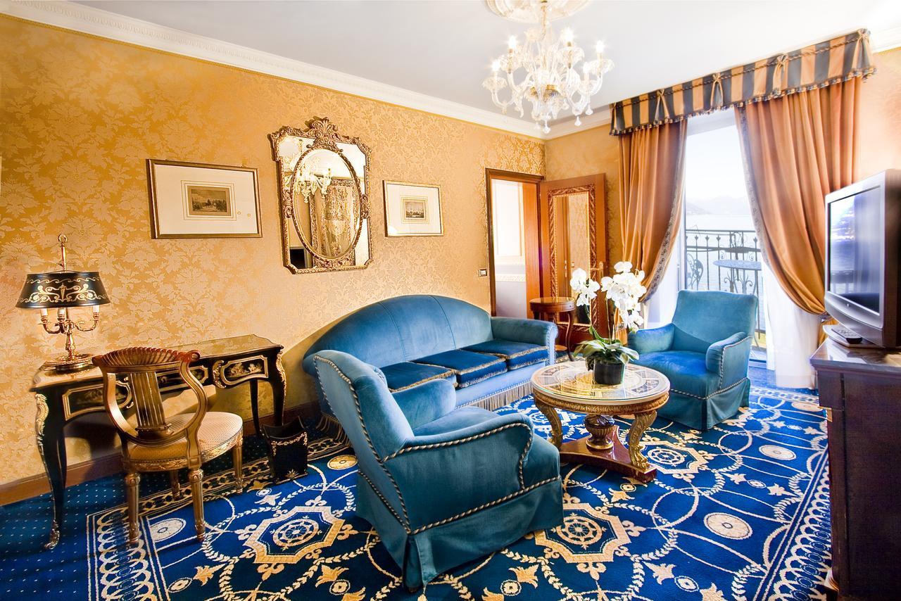 Grand Hotel Des Iles Borromees & Spa Stresa Esterno foto A suite at the Hotel Excelsior